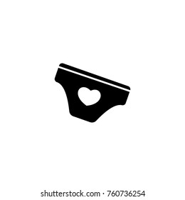 Baby panties icon. Baby element icon. Premium quality graphic design icon. Signs, outline symbols collection icon for websites, web design, mobile app, info graphics on white background