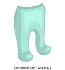 Baby pants icon. Cartoon illustration of baby pants vector icon for web
