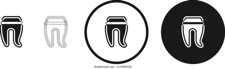 Babyhosen-Ikone. Web-Icon-Set . Symbolsammlung. Einfache Vektorgrafik.