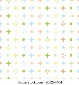 Baby pastel different vector seamless patterns. Endless texture can be used for wallpaper, pattern fills, web page background, surface textures