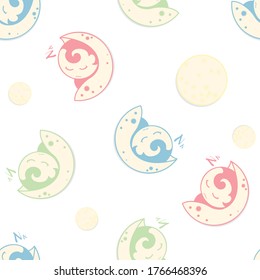 baby pattern cartoon graphic sleep