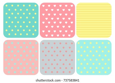 baby pattern pastel color vector