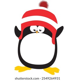 baby penguin christmas kids character