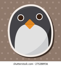 baby penguin doll theme elements