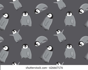 Baby Penguin Seamless Wallpaper