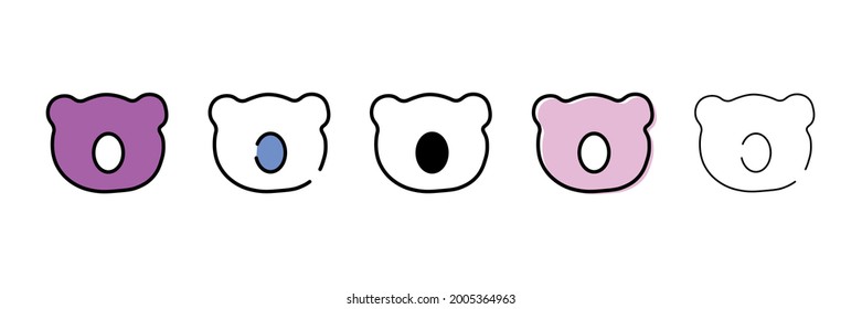 baby pillow vector type icon
