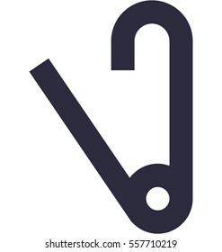 Baby Pin Vector Icon