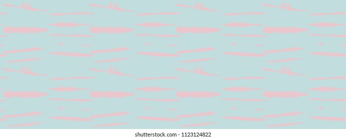 Baby Pink, Blue, Turquoise Artistic Organic Vector Seamless Geo Pattern. Hispter Cool Ikat Tie Dye Wabi Sabi Traditional Hand Made Prints Cute Female Fashion Design, Modern Exotic Kimono Ornament.