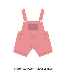 baby pink clothes icon flat