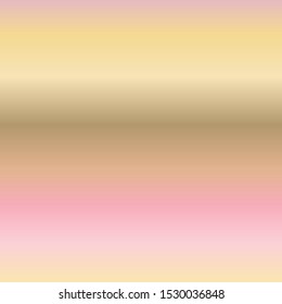 Baby Pink & Pale Gold Gradient Background Vector 