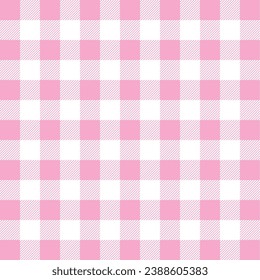 Baby Pink vectorial gingham