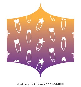baby pins pattern design