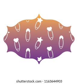 baby pins pattern design