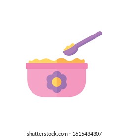 baby plate desing isolated icon, vector illustration