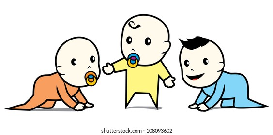 baby playing