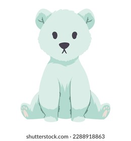 baby polar bear artic character