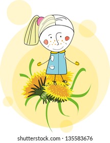 Baby postcard. Children.