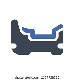 Icono de caca de bebé, gráficos de vectores