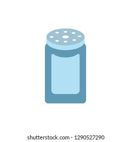 baby powder colored flat vector design illustration.