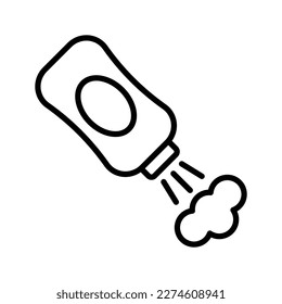 baby powder icon vector design template in white background