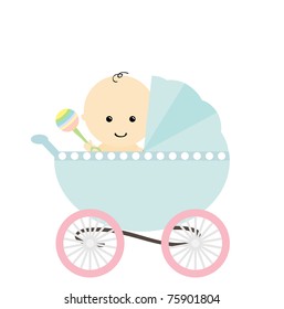 Baby in pram