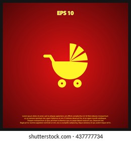 baby pram icon