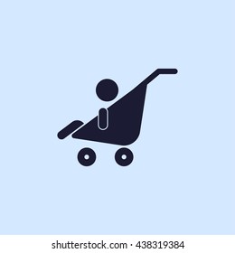 baby pram icon