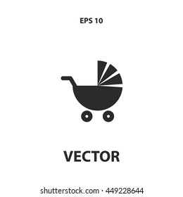 baby pram icon