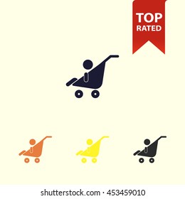 baby pram icon