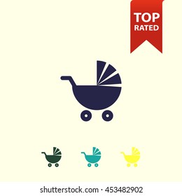 baby pram icon
