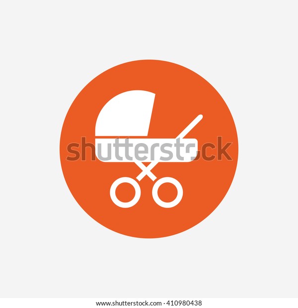 Baby Pram Stroller Sign Icon Baby Stock Vector Royalty Free