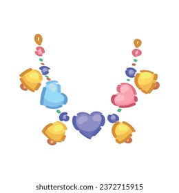 Baby pram toy on white background