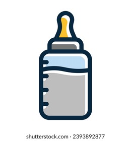 Baby Products Vector Thick Line Filled Dark Colors Icons For Personal And Commercial Use.
