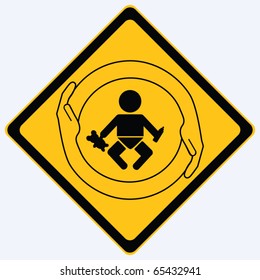 baby protection sign