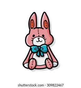 baby rabbit doodle