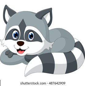 baby raccoon cartoon