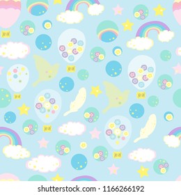 baby rainbow pattern