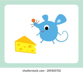 baby rat and cheese