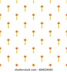 Baby rattle beanbag pattern
