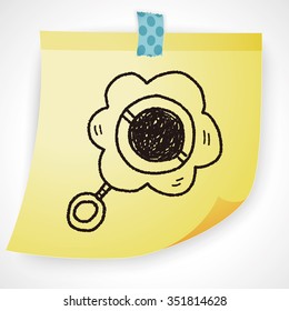 baby rattle doodle