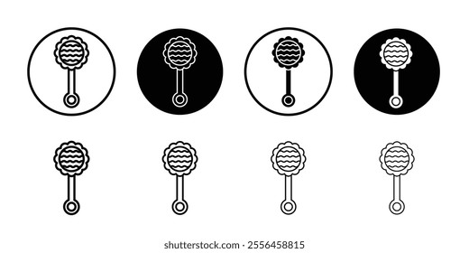 Baby rattle icon Art design illustration