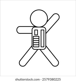 Baby rattle icon. Cartoon of Baby rattle vector icon for web design isolated on white background