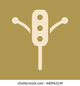 Baby Rattle Toy Icon. Eps-10.