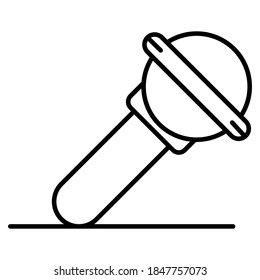 baby rattle toy play icon