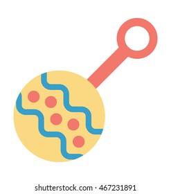 
Baby Rattle Vector Icon 
