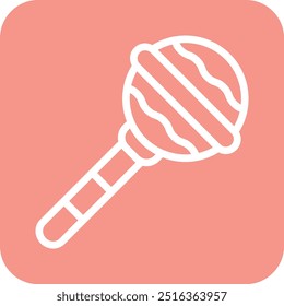 Ilustração de design de ícone de vetor de chocalho de bebê