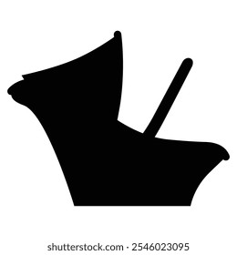Baby Rocking Chair Icon for Nursery, Comfort, and Care