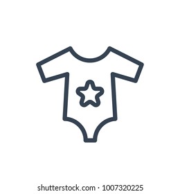 baby romper icon