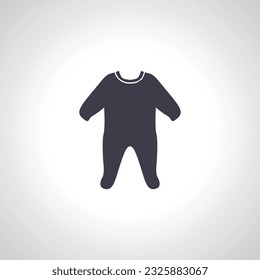 baby romper icon. Bodysuit baby icon.