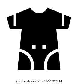 baby romper icon isolated sign symbol vector illustration - high quality black style vector icons
